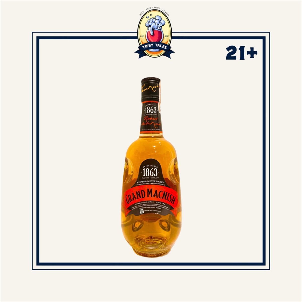 Grand Macnish Blended Scotch Whisky 750ml
